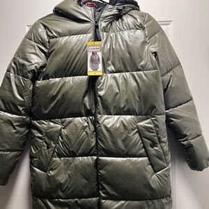 Hunter women’s Green Puffer Coat